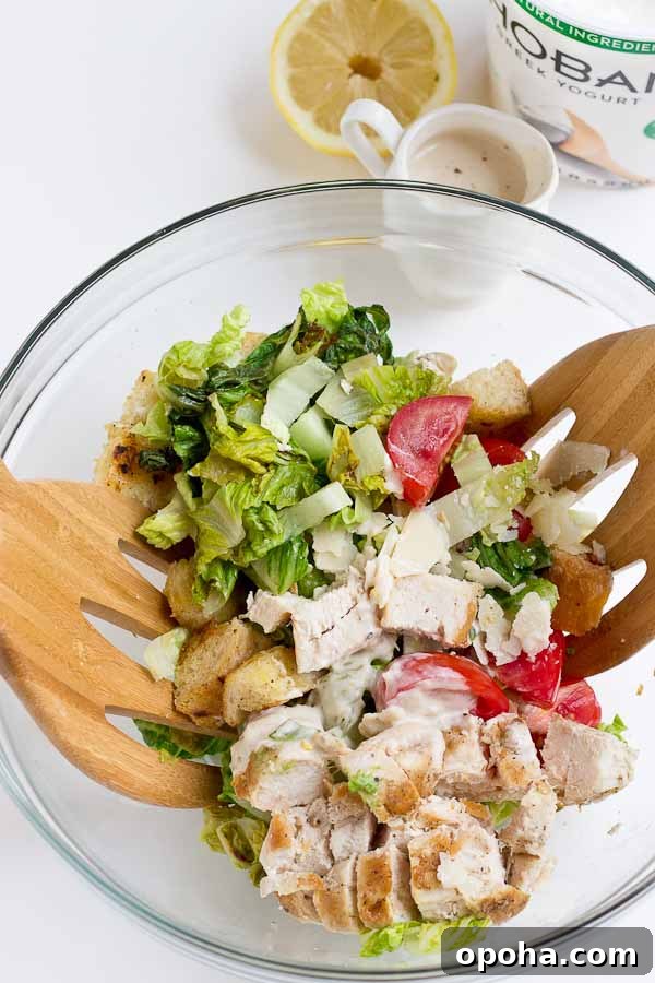 Grilled Romaine Chicken Caesar Chopped Salad Recipe 4 Chopped salad with grilled romaine, chicken and tomatoes