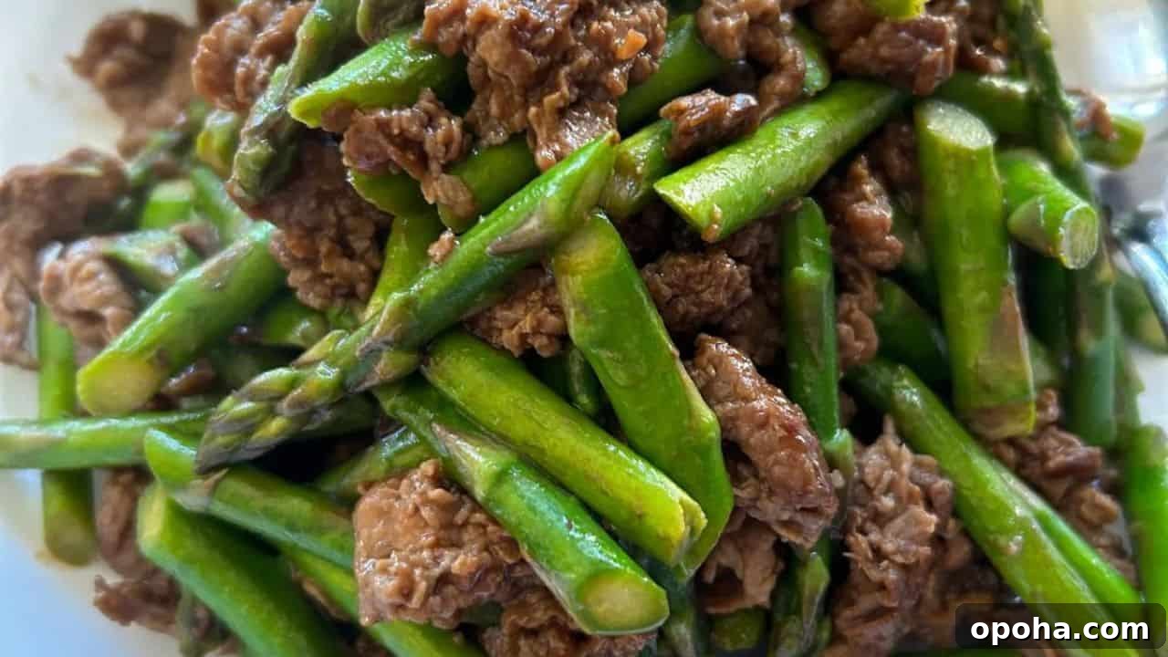 Asparagus Beef Stir Fry