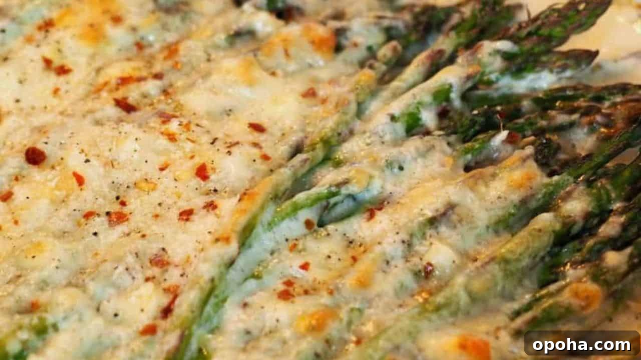 Cheesy Asparagus Bake