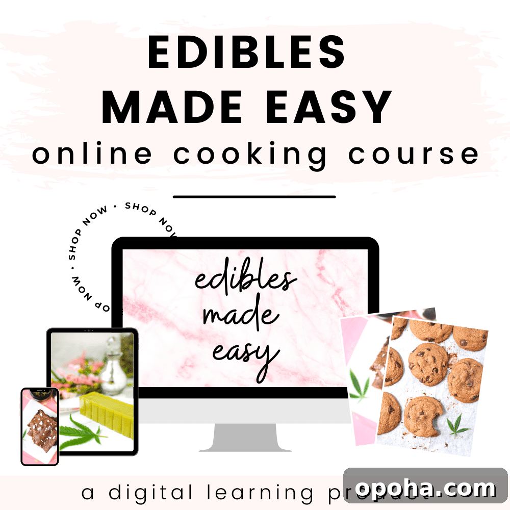 How to Decarb Kief and Make Potent Edibles 10 Edibles made easy course mockup