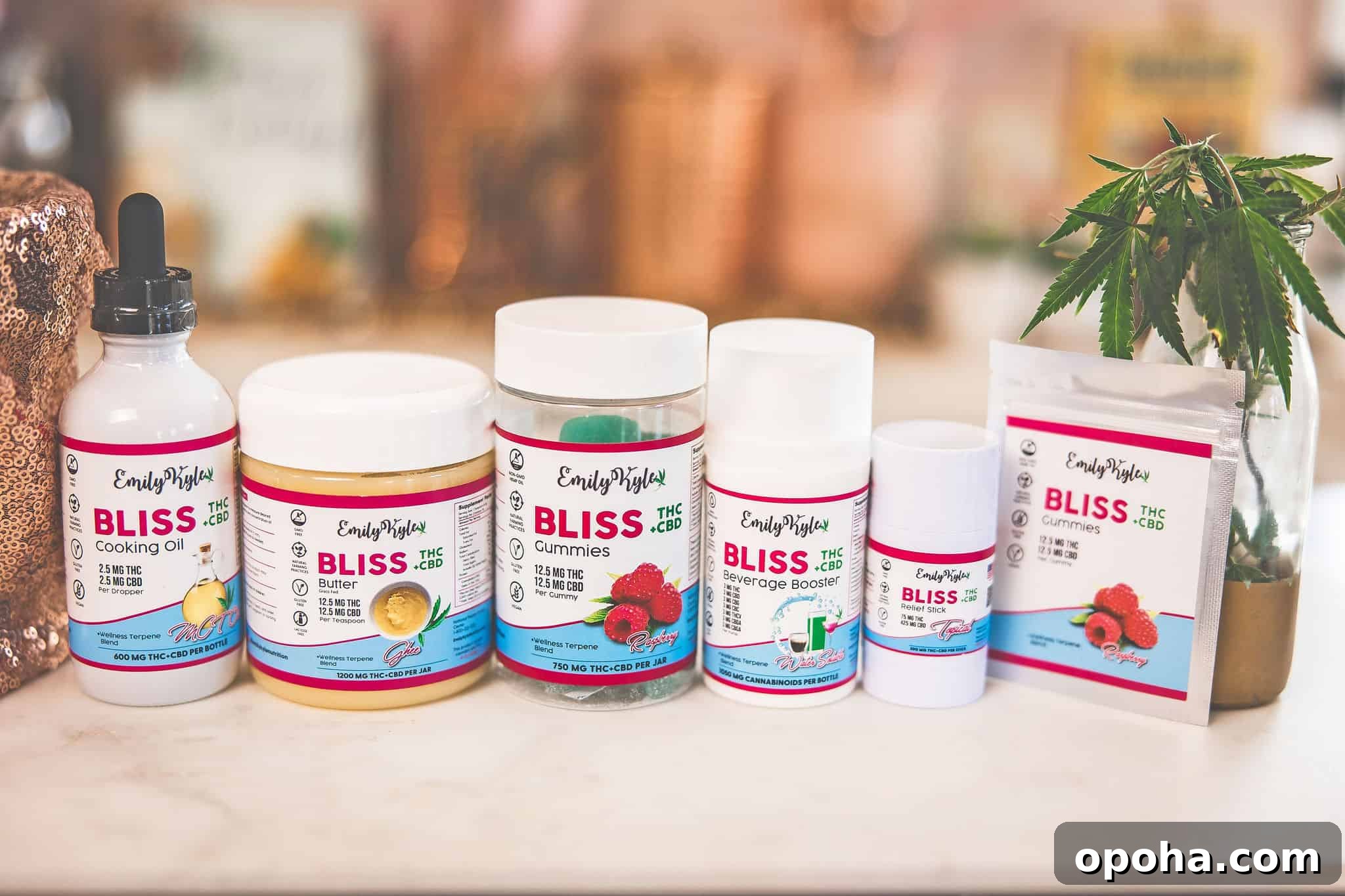 How to Decarb Kief and Make Potent Edibles 3 A picture of Emily Kyles Bliss Products.