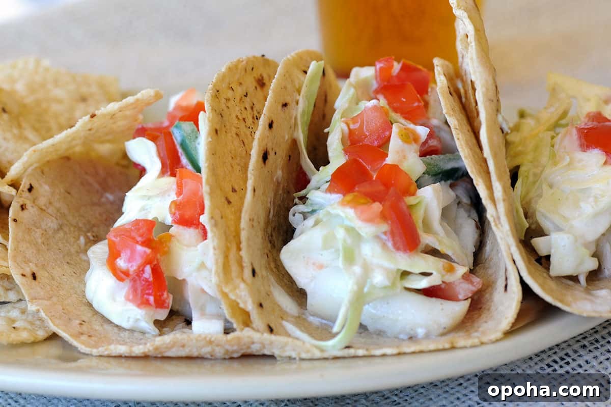 Grilled Chilean Sea Bass Tacos with Lime and Cilantro 9 close up of grilled fish tacos.
