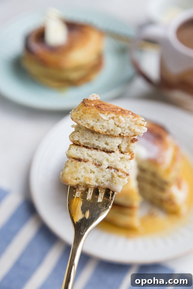 Moist Fluffy Keto Pancakes Made with Coconut Flour 4 Moist, fluffy, amazing grain-free Keto Coconut Flour Pancakes