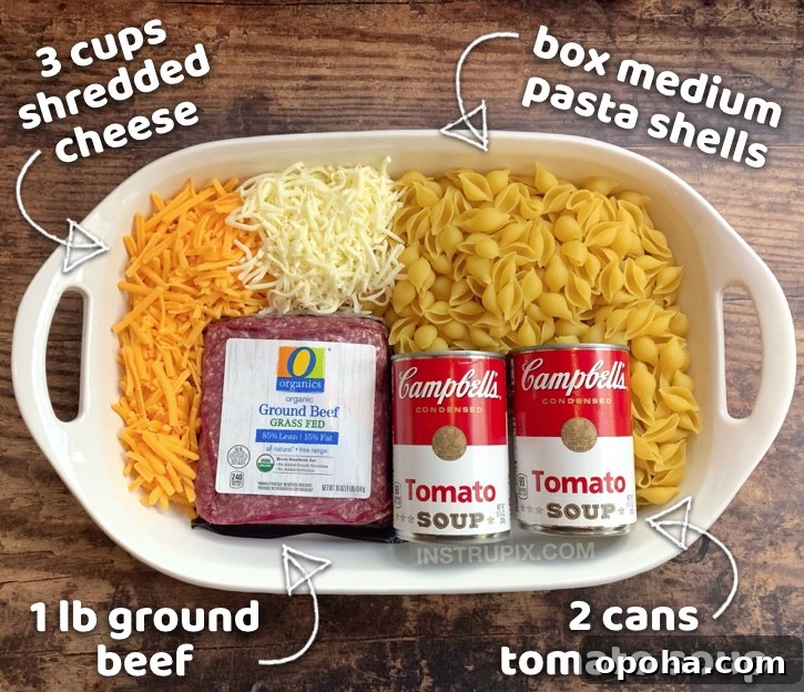 Cheesy Hamburger Dinner Casserole Recipe for Weeknight Meals 5 img 5218 4
