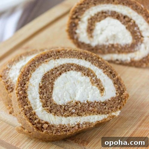 Pumpkin Roll Cake