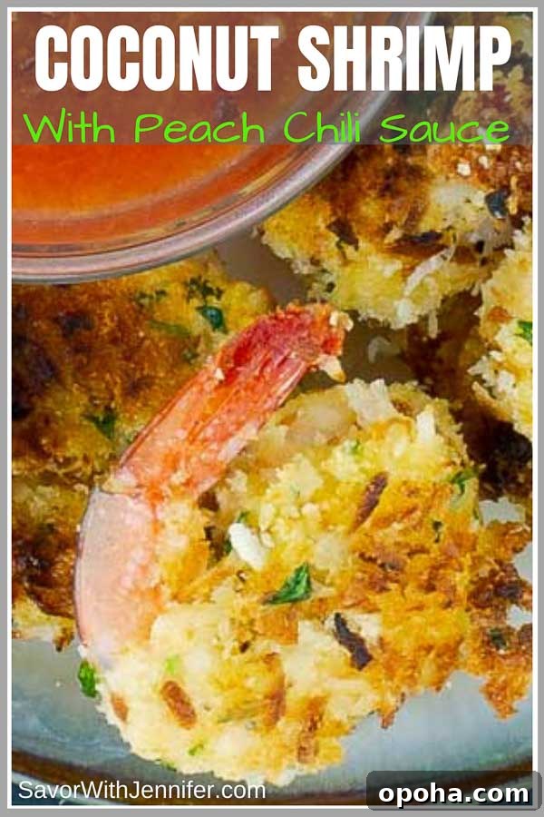 Coconut Shrimp Pinterest Image