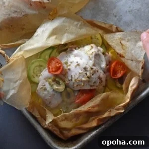 Lemon Garlic Chicken Parchment Packets by Michelle Tam