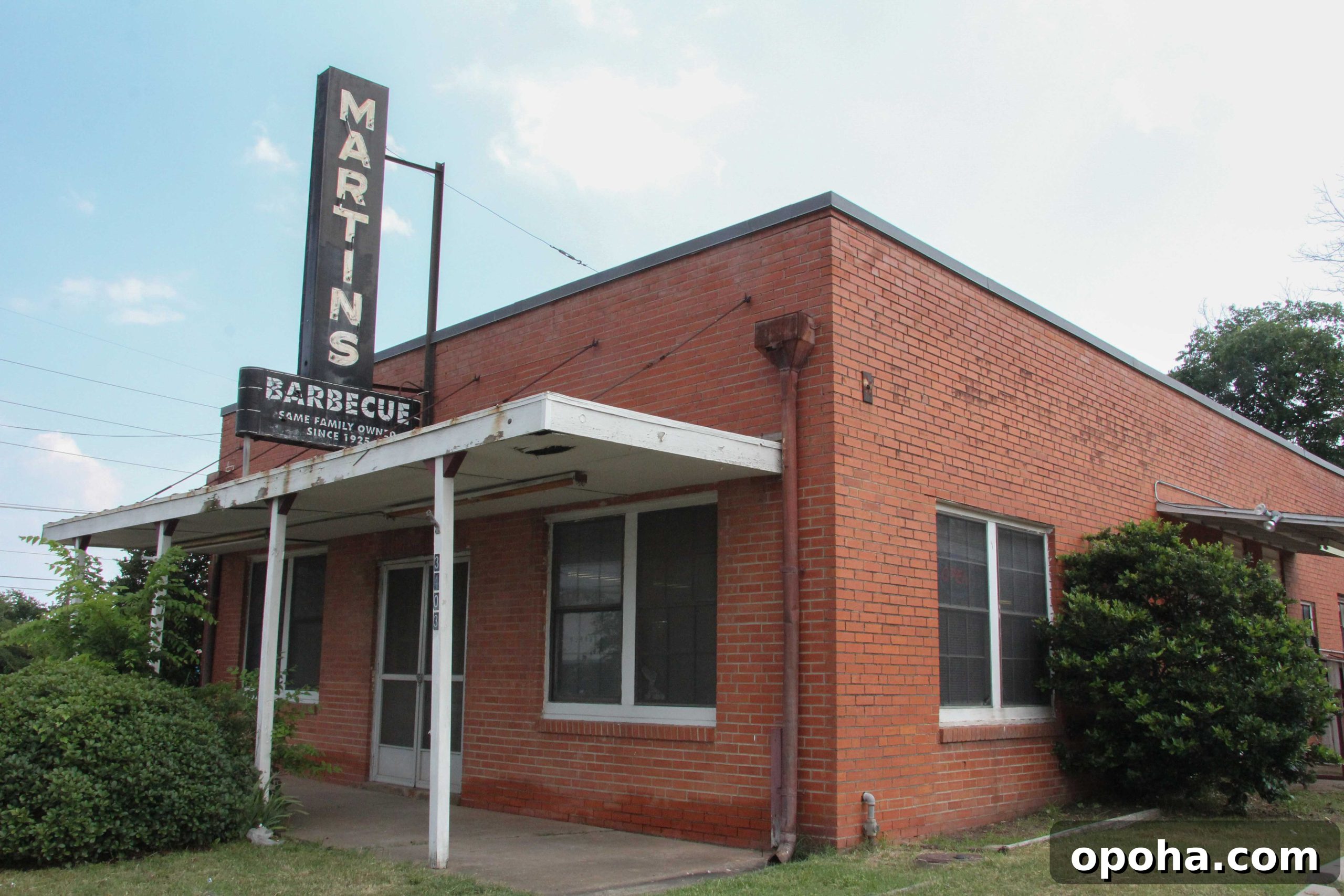 Martin's Place barbecue in Bryan, TX