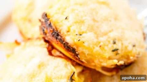 Gratin potato stacks — cheesy and easy to make.