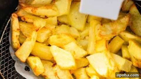 Air Fryer sliced potatoes: great for leftover cooked potatoes.