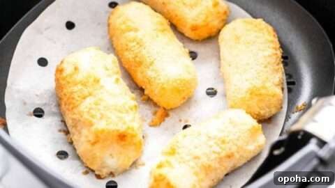 The perfect appetizer or side dish. Air Fryer potato croquettes.