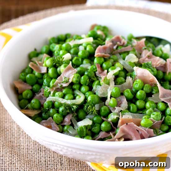 14 Delicious Easter Recipes to Make at Home 11 Sauteed Peas with Prosciutto and Shallots is an easy and quick side dish perfect any day of the week and fabulous enough to serve for holiday meals!