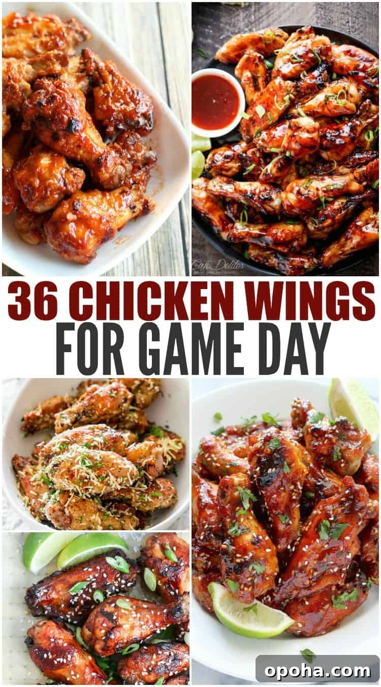 36+ Game Day Chicken Wing Recipes Your Guests Will Love 2 36 + Chicken Wings For Game Day- We have baked and fried. We have sweet, spicy, citrus, hot, mild, tons of different flavors for you to consider serving up.