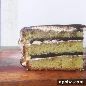pistachio layer cake