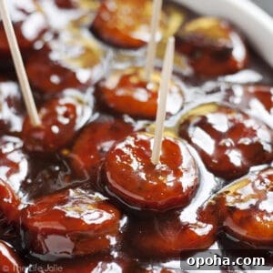 Sweet and Spicy Kielbasa Sausage Bites