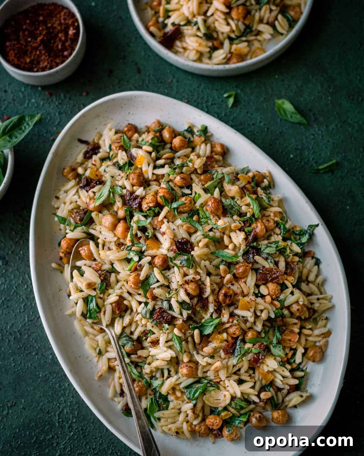 Lemon Orzo Pasta Salad