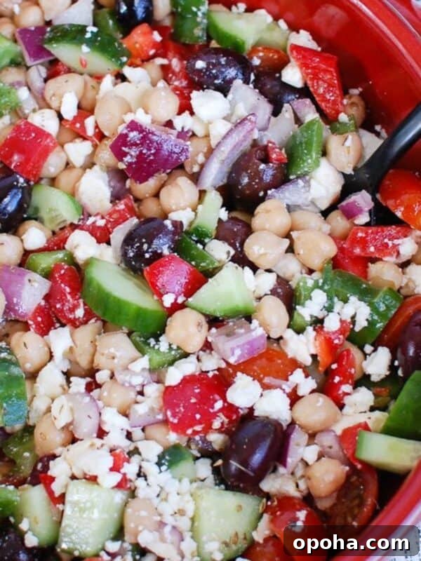 Greek Chickpea Salad 1200 x 1200