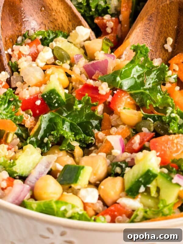 Kale Chickpea Salad 1200 x 1200