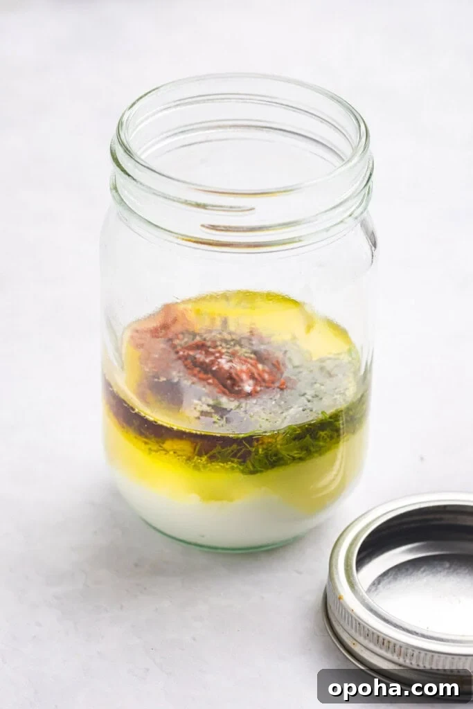 Mediterranean Tuna and Chickpea Salad dressing ingredients