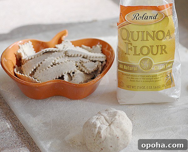 Quinoa Flour and Flax Gluten-free Noodles Quinoa Flour and Flax Gluten-free Noodles