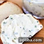 easy incredible chive butter spread on bread