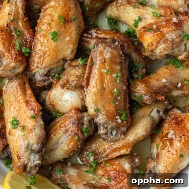 Classic Southern Deviled Eggs Recipe with Tangy Mustard-Fill 14 Close up image of chicken wings.