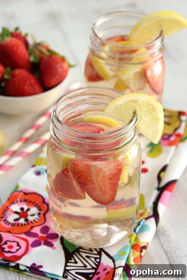 Strawberry Lemonade Sangria Recipe for Summer Parties 4 Strawberry Lemonade Sangria