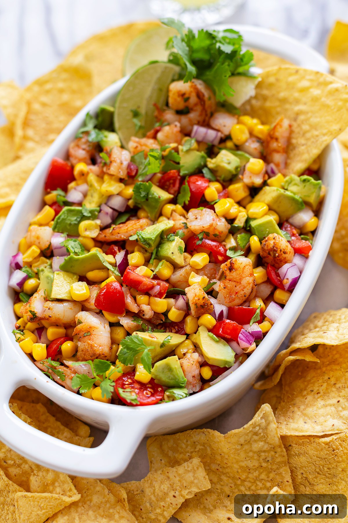 shrimp and corn salsa