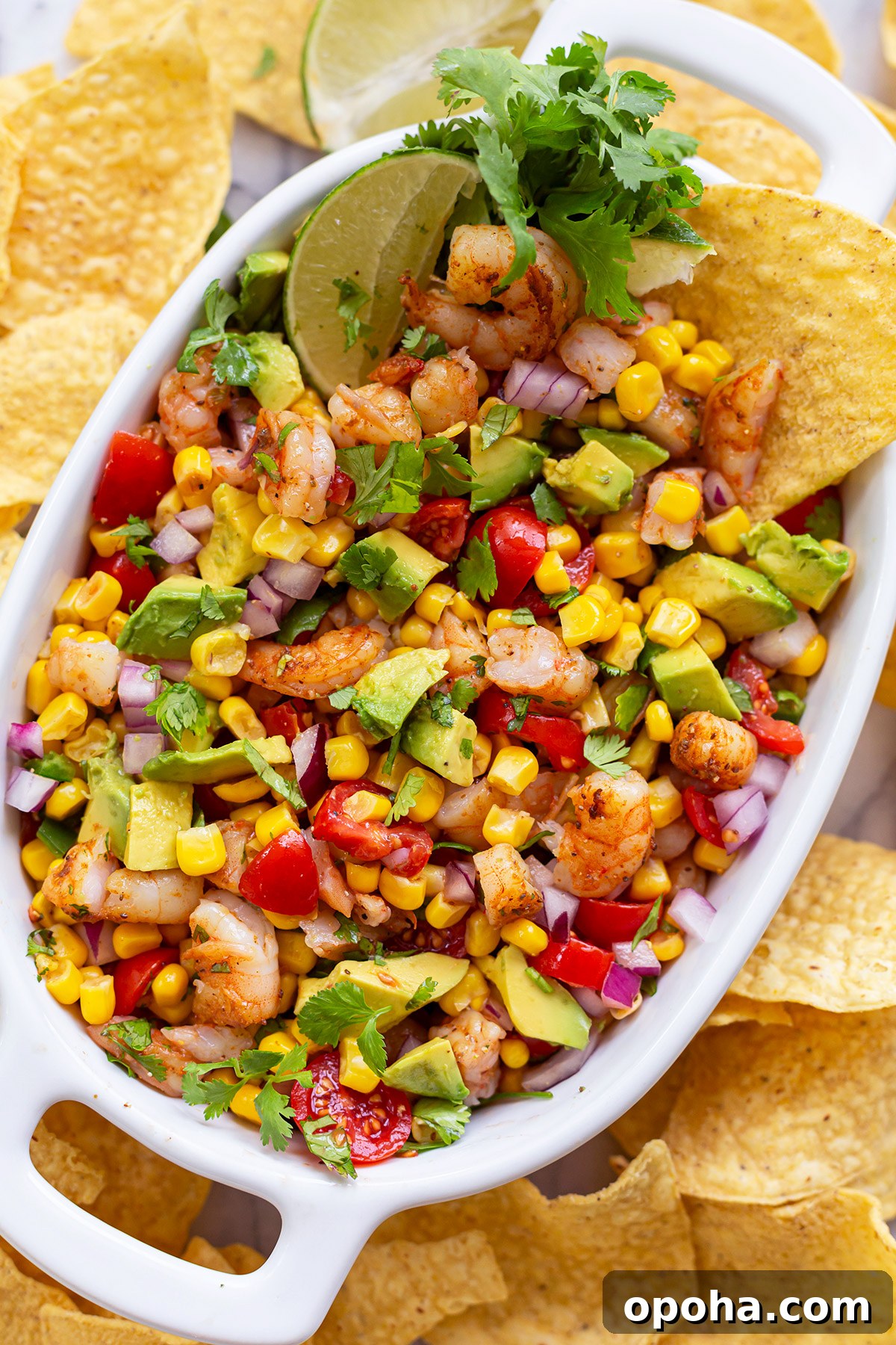 shrimp and corn salsa
