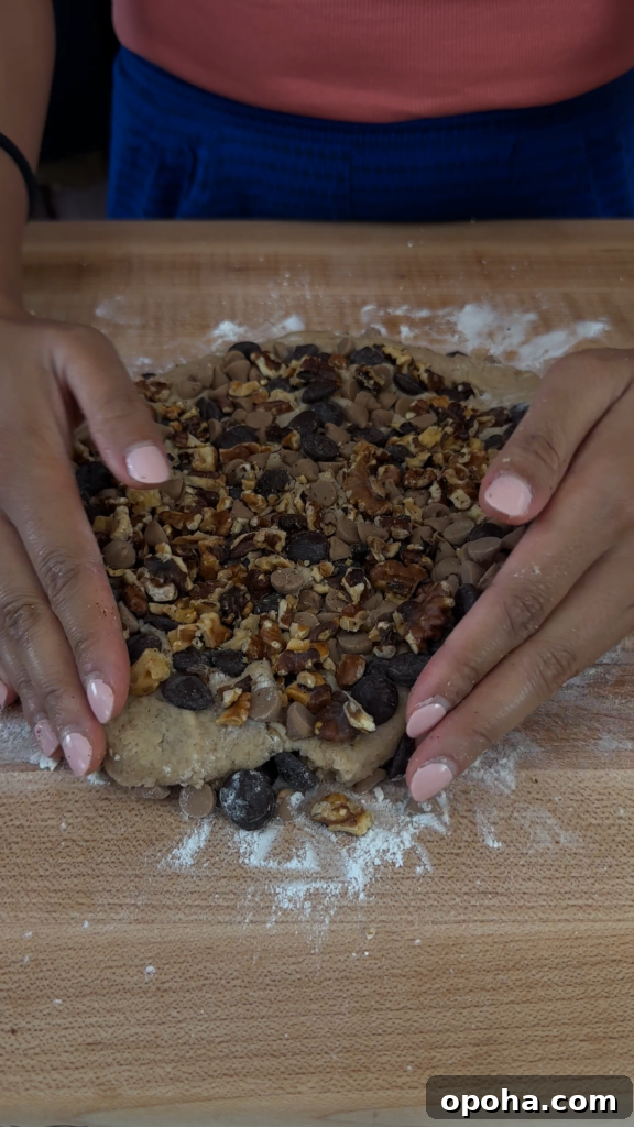 Salted Caramel Chocolate Walnut Scones — Kylie’s Birthday Recipe 12 img 8631 11