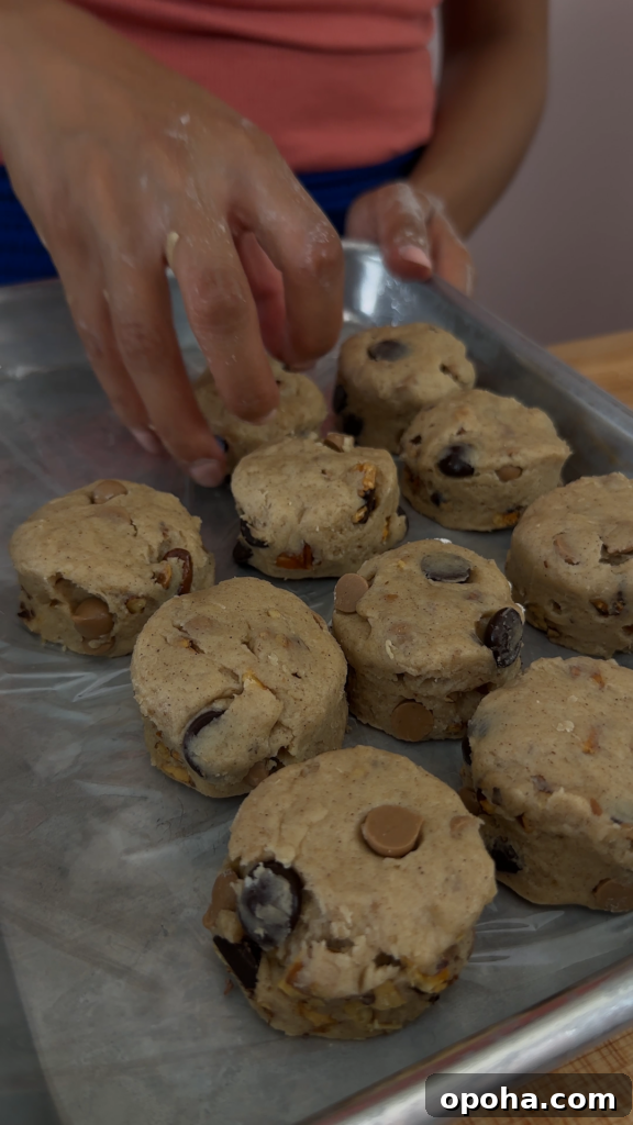 Salted Caramel Chocolate Walnut Scones — Kylie’s Birthday Recipe 15 img 8631 14