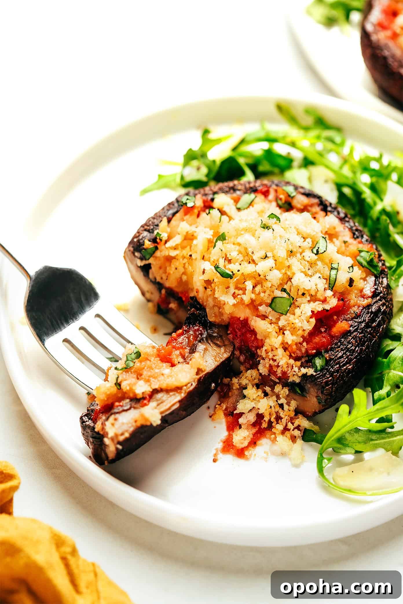 Crispy Portobello Parmesan: Oven-Baked Mushroom Cutlets 7 img 88609 6