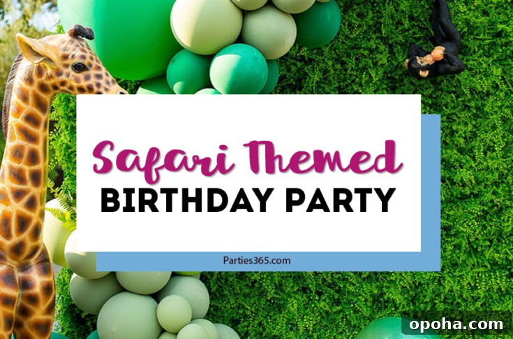 Image for Safari Themed Party