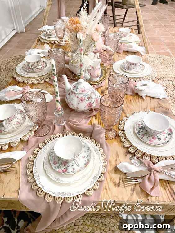 Image for Elegant Tea Party Table Settings Ideas For the Garden