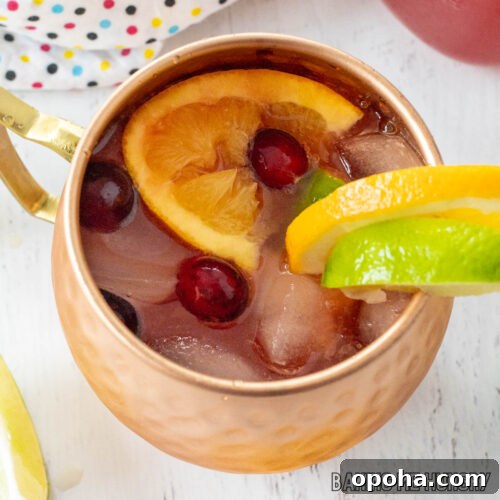 virgin moscow mule recipe served in a copper mug