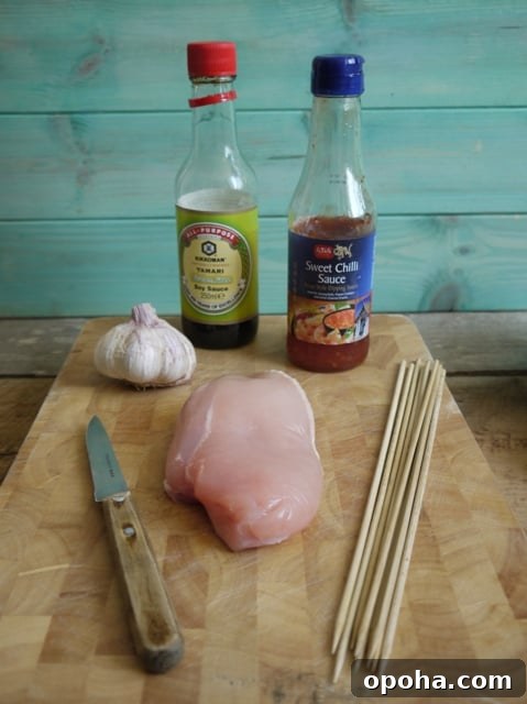 Sweet Chili Chicken Skewers Recipe — Zesty Grilled Marinade 3 Asian Inspired Street Food