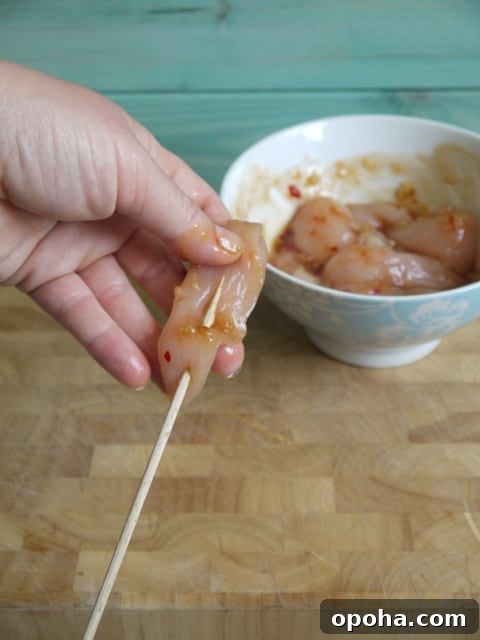 Sweet Chili Chicken Skewers Recipe — Zesty Grilled Marinade 6 Asian Inspired Street Food