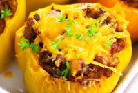 One-Pot Stuffed Bell Peppers with Savory Filling