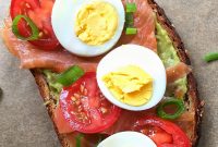Russ and Daughters Avocado Toast with Smoked Salmon, Tomato & Egg