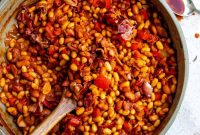 Homestyle Baked Beans Recipe with Brown Sugar & Molasses
