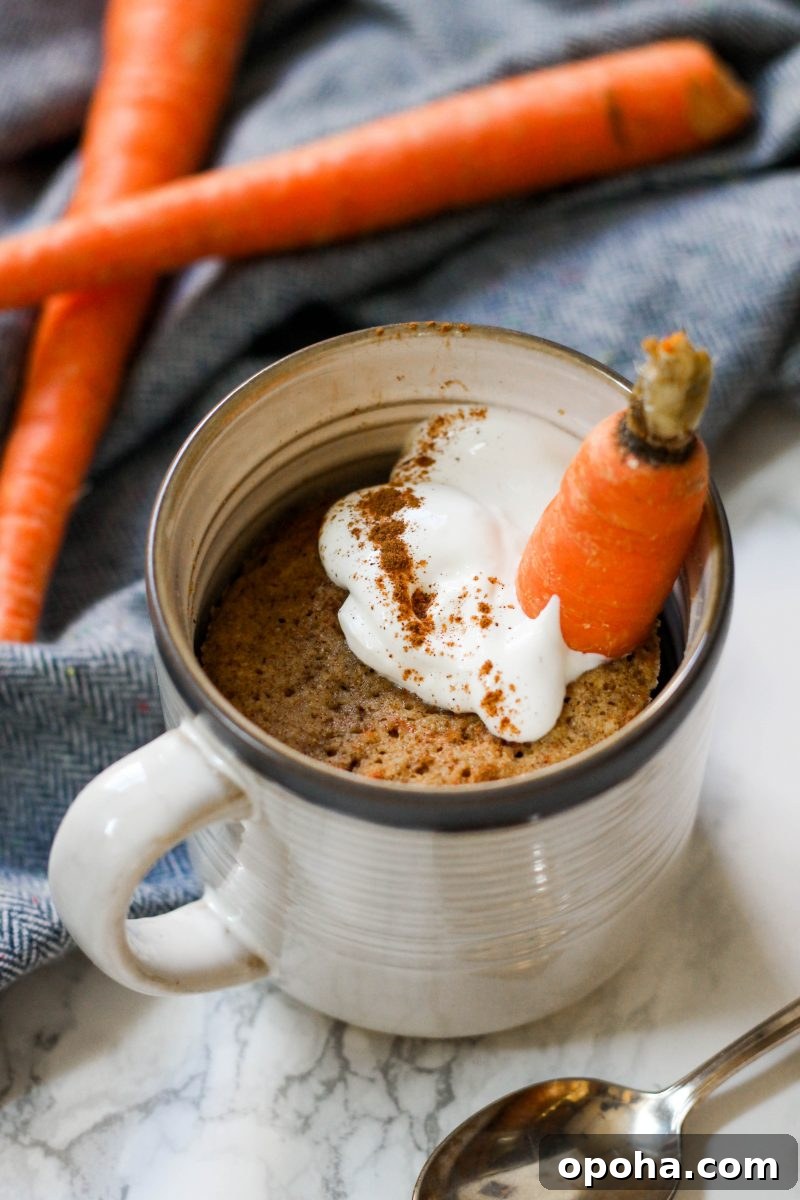 Paleo Carrot Mug Cake