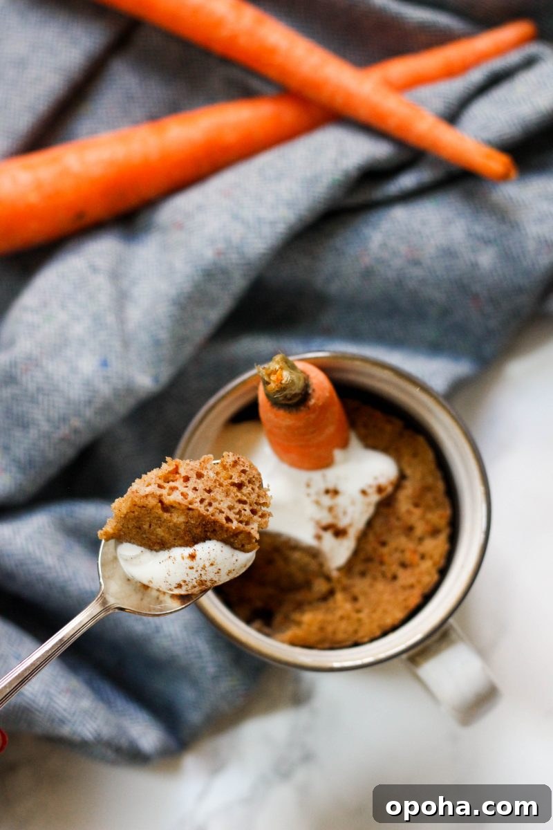 Paleo Carrot Mug Cake