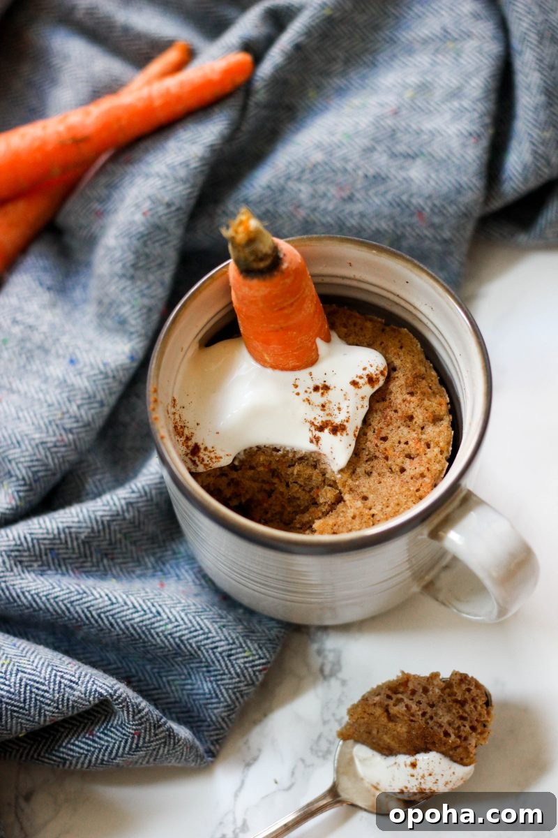 Paleo Carrot Mug Cake