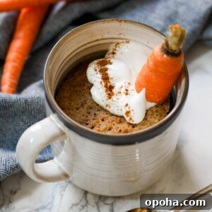 Paleo Carrot Mug Cake