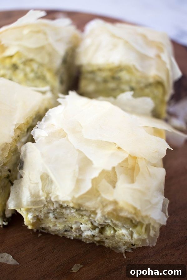 Greek Appetizers - Tiropita Greek Cheese Pie