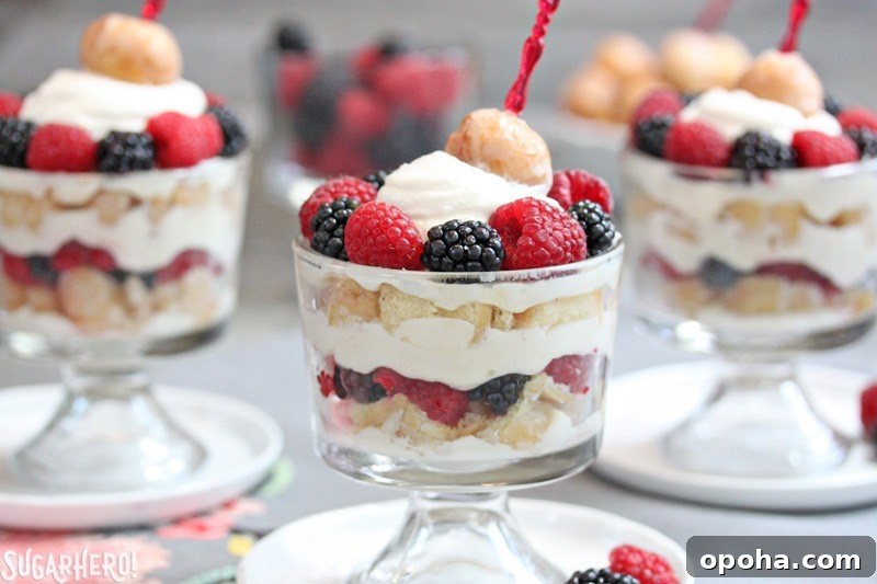 Doughnut Trifles | From SugarHero.com