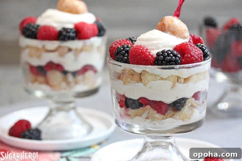 Doughnut Trifles | From SugarHero.com