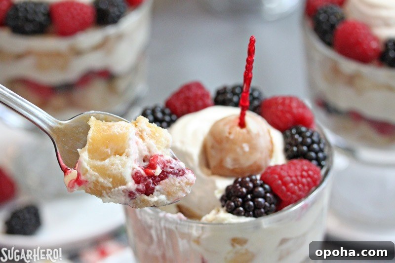 Doughnut Trifles | From SugarHero.com