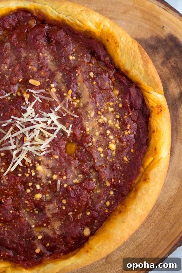 Authentic Chicago Deep-Dish Pizza Guide 11 Two deep dish pizzas in pans