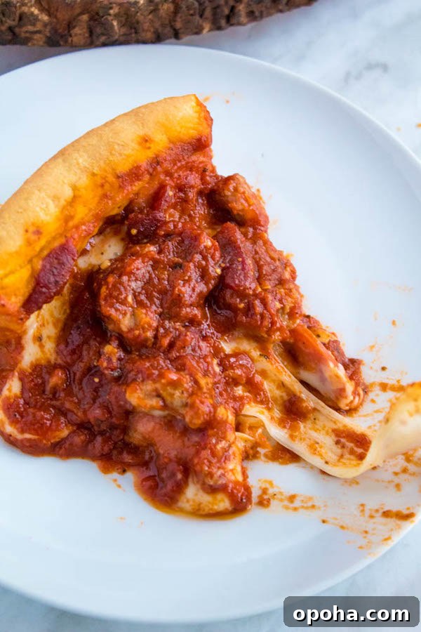 Authentic Chicago Deep-Dish Pizza Guide 12 Layers of provolone and mozzarella in deep dish pizza